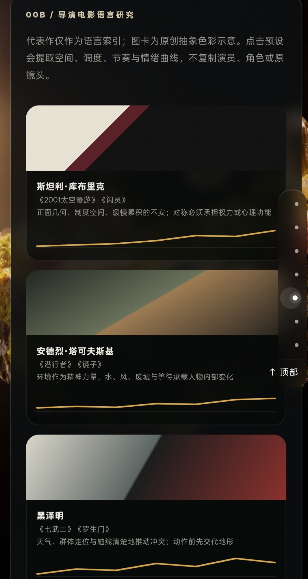 导演电影语言研究界面