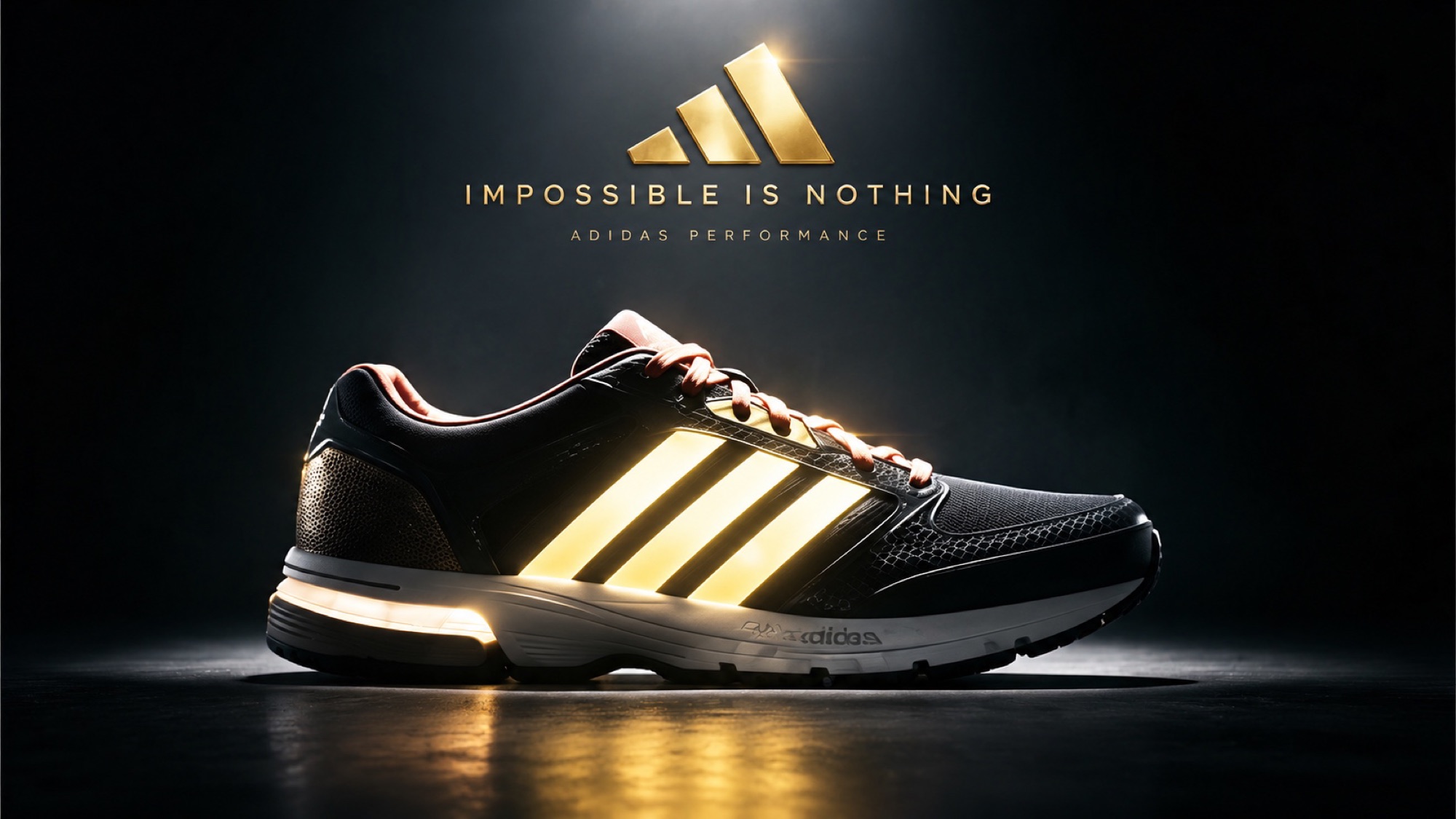 Adidas蛇年跑鞋广告封面