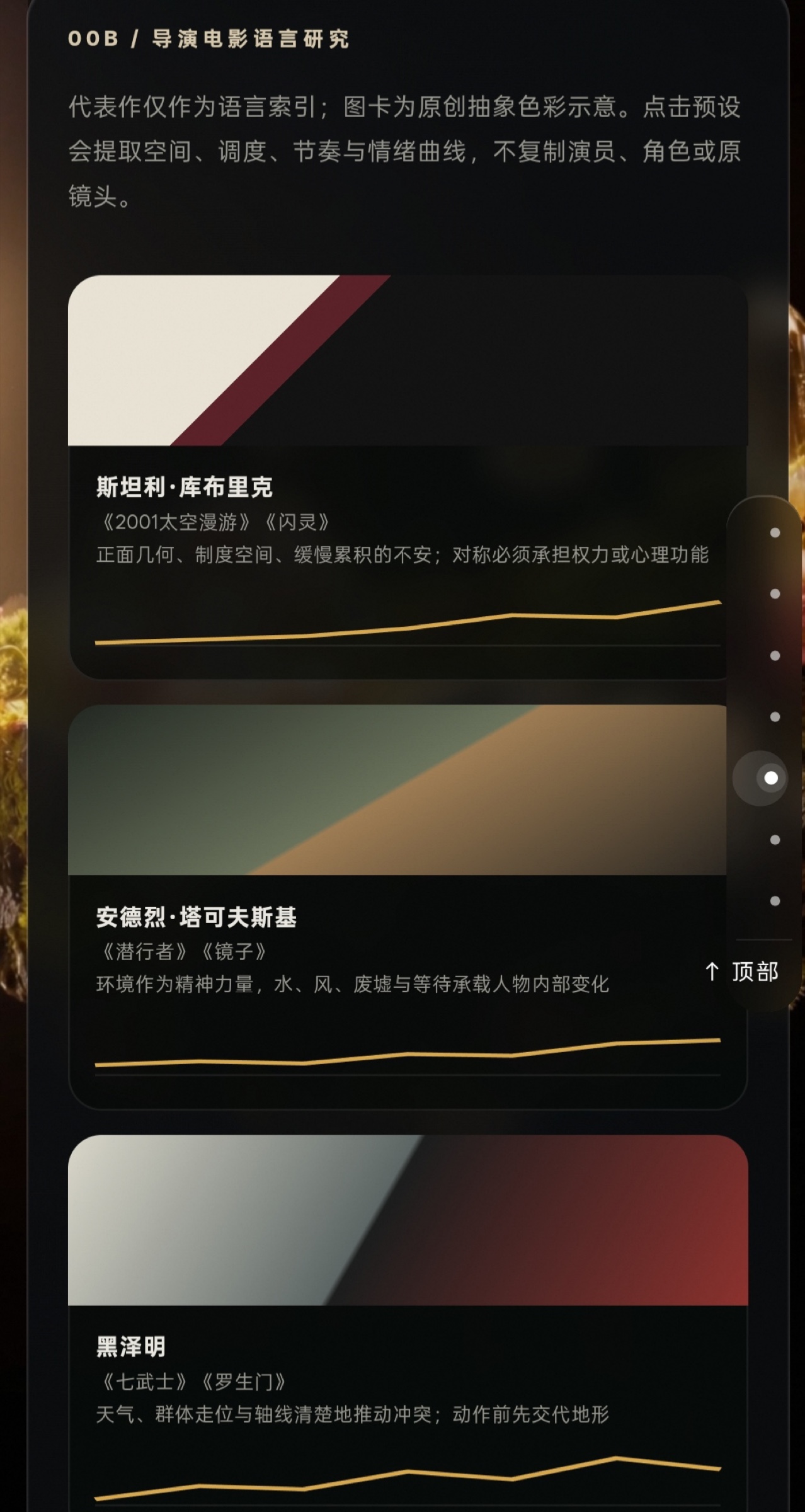 导演电影语言研究界面