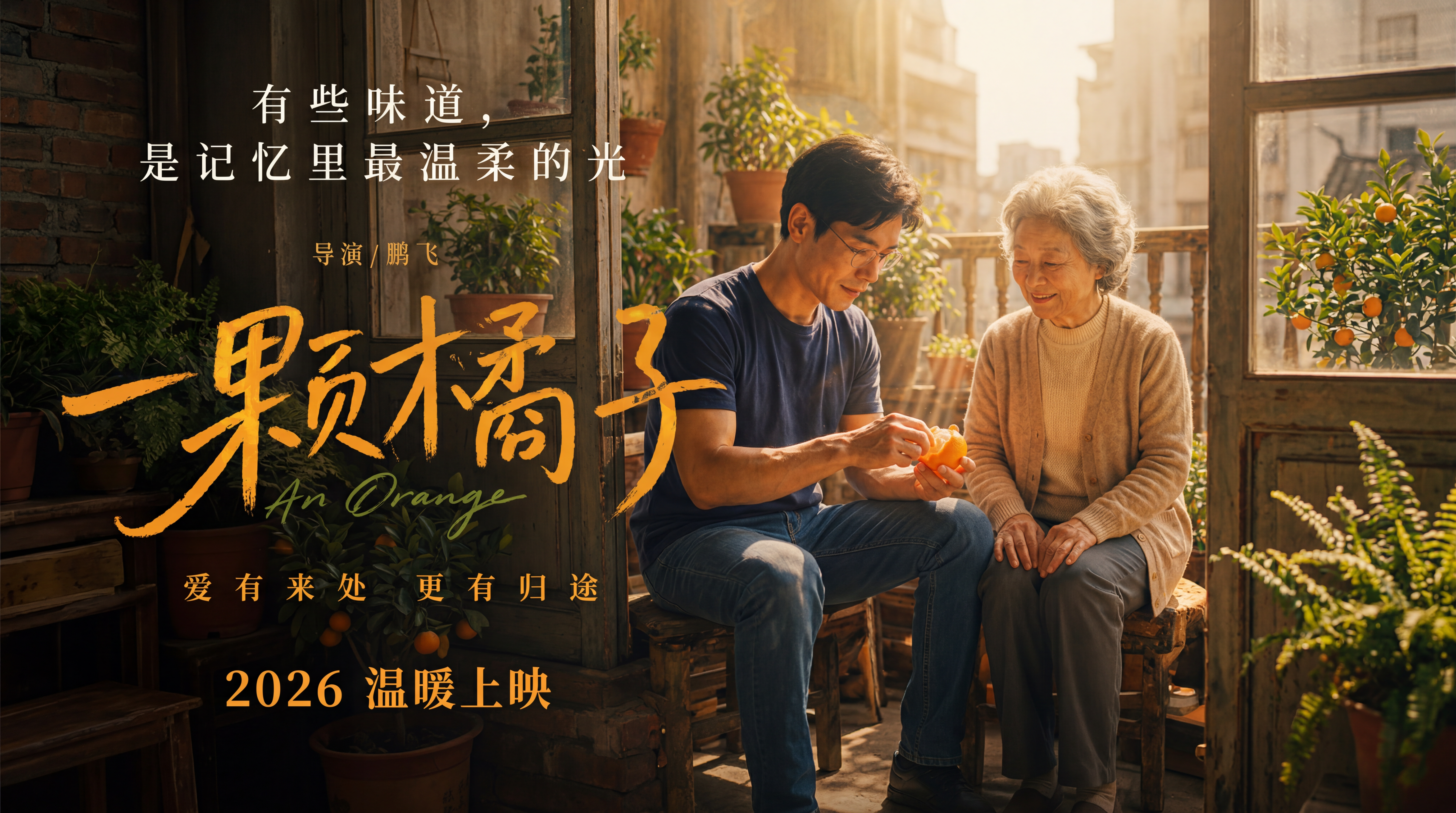 《一颗橘子》AI剧情短片封面